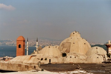 Istanbul roofs, Turkey, 1992