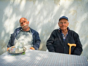 Greek Cypriots near the border with North Cyprus